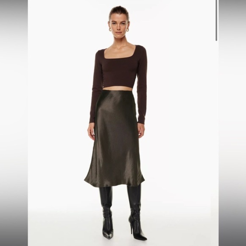 Babaton Slip MIDI Skirt